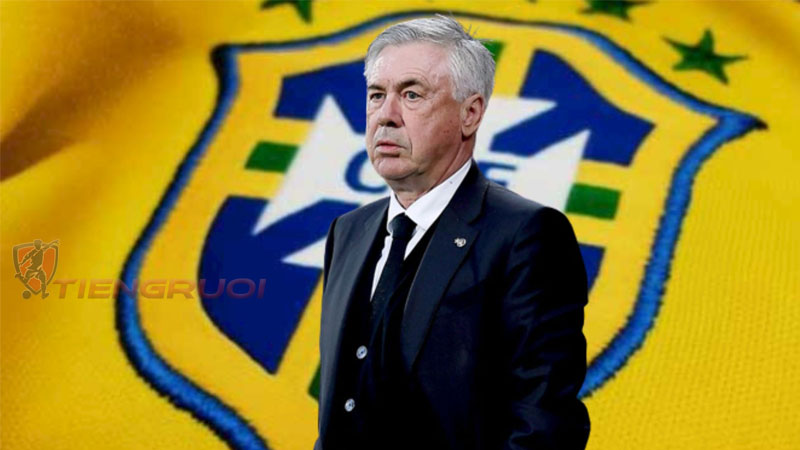 HLV Carlo Ancelotti cầm quân Brazil vào năm 2026
